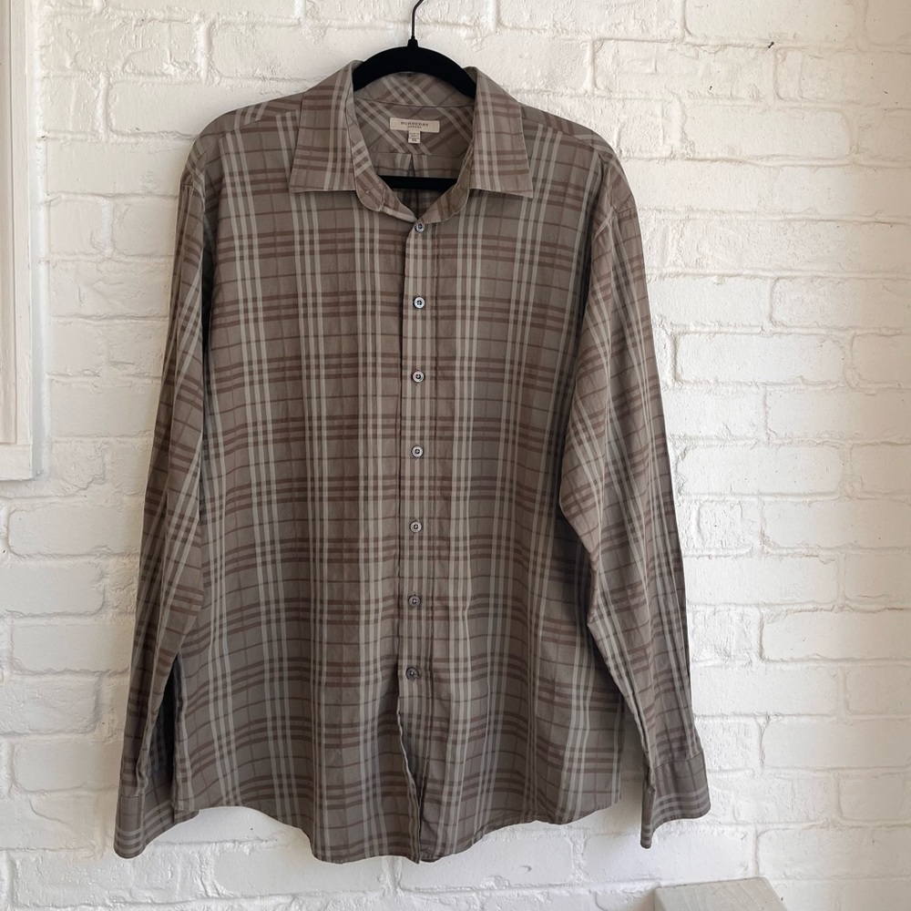 Burberry Button Down Shirt Size XL